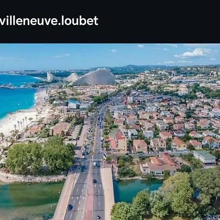 Studio Beach Apartamento Villeneuve-Loubet